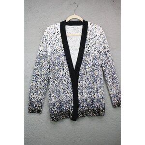 Foxcroft NY Long Sleeve Open Front Cardigan-Size Small